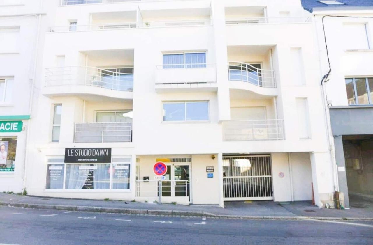 T3 Au Centre Ville Avec Balcon, Parking Gratuit แก็งแปร์ ภายนอก รูปภาพ